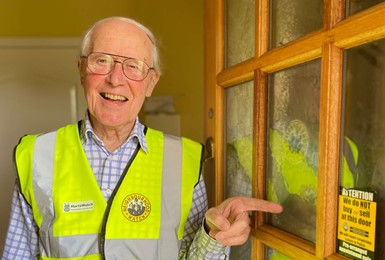 Peter Humphrys is Castle Villages’ neighbourhood watch, volunteer