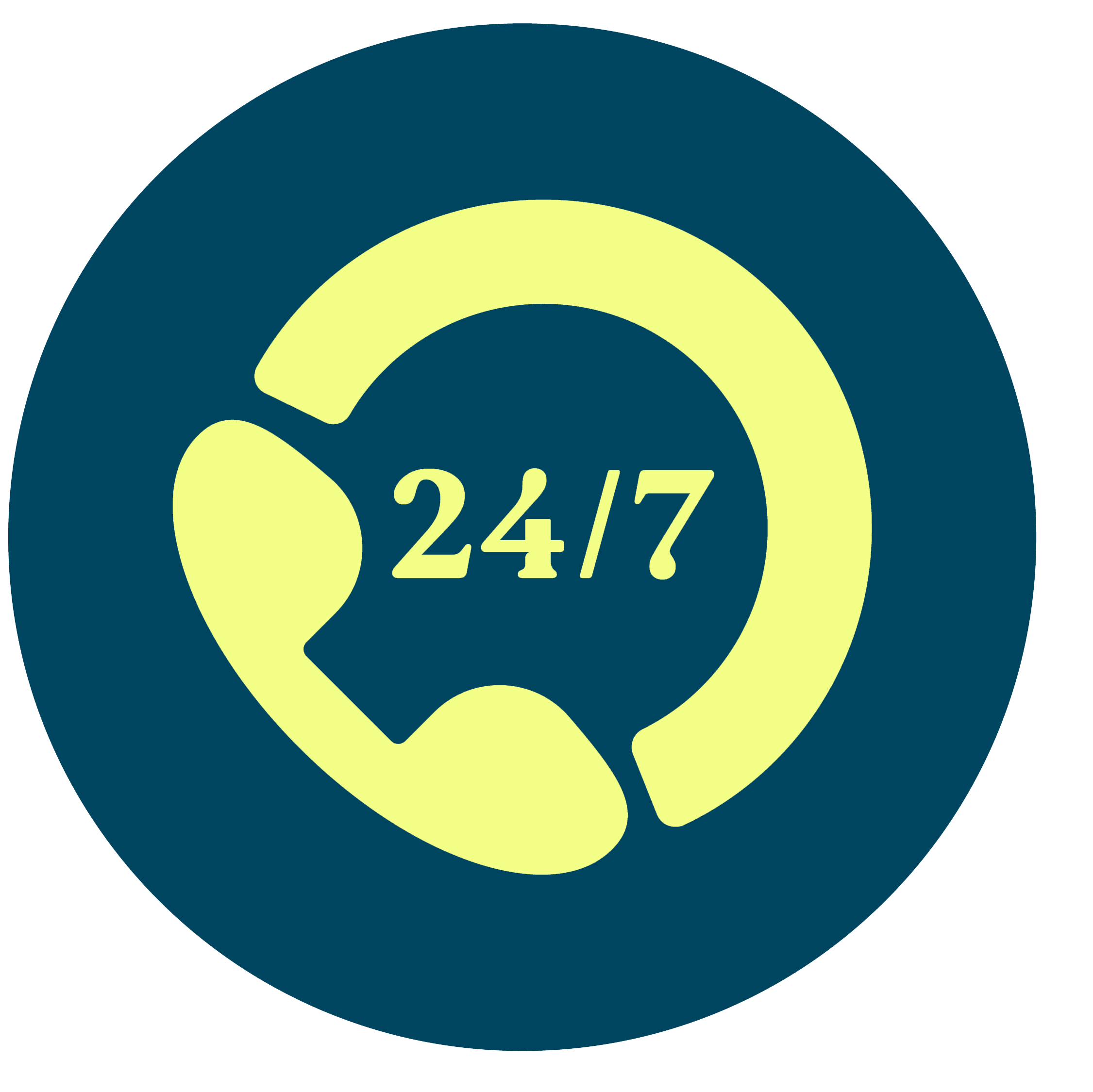 24/7 emergency support icon