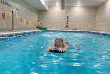 Roseland Parc Village resident raises almost £500 in 7.5km Sponsored Swim
