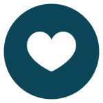 Thriveliving Icon Blue 7Heart icon