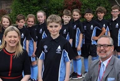 Debden Grange sponsors Newport Primary School!