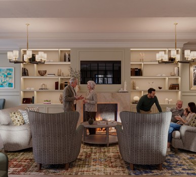 Residents Lounge 2 F People
