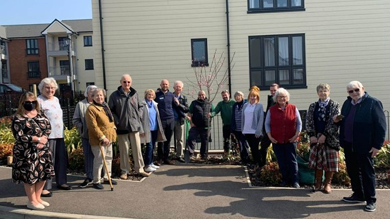 Debden Grange Have Joined The Queen’S Green Canopy Initiative With The Planting Of A Cherry Blossom Tree.