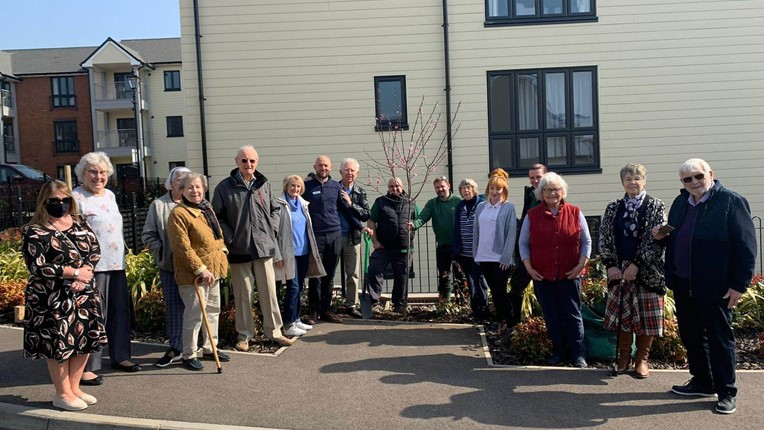 Debden Grange Have Joined The Queen’S Green Canopy Initiative With The Planting Of A Cherry Blossom Tree.